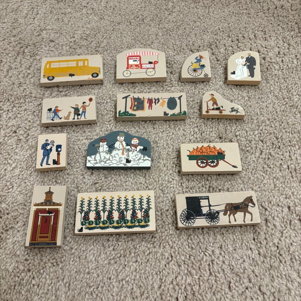 Vintage Cat's Meow from 1990s Lot of 13 Decor No writing or signature on pieces‎
